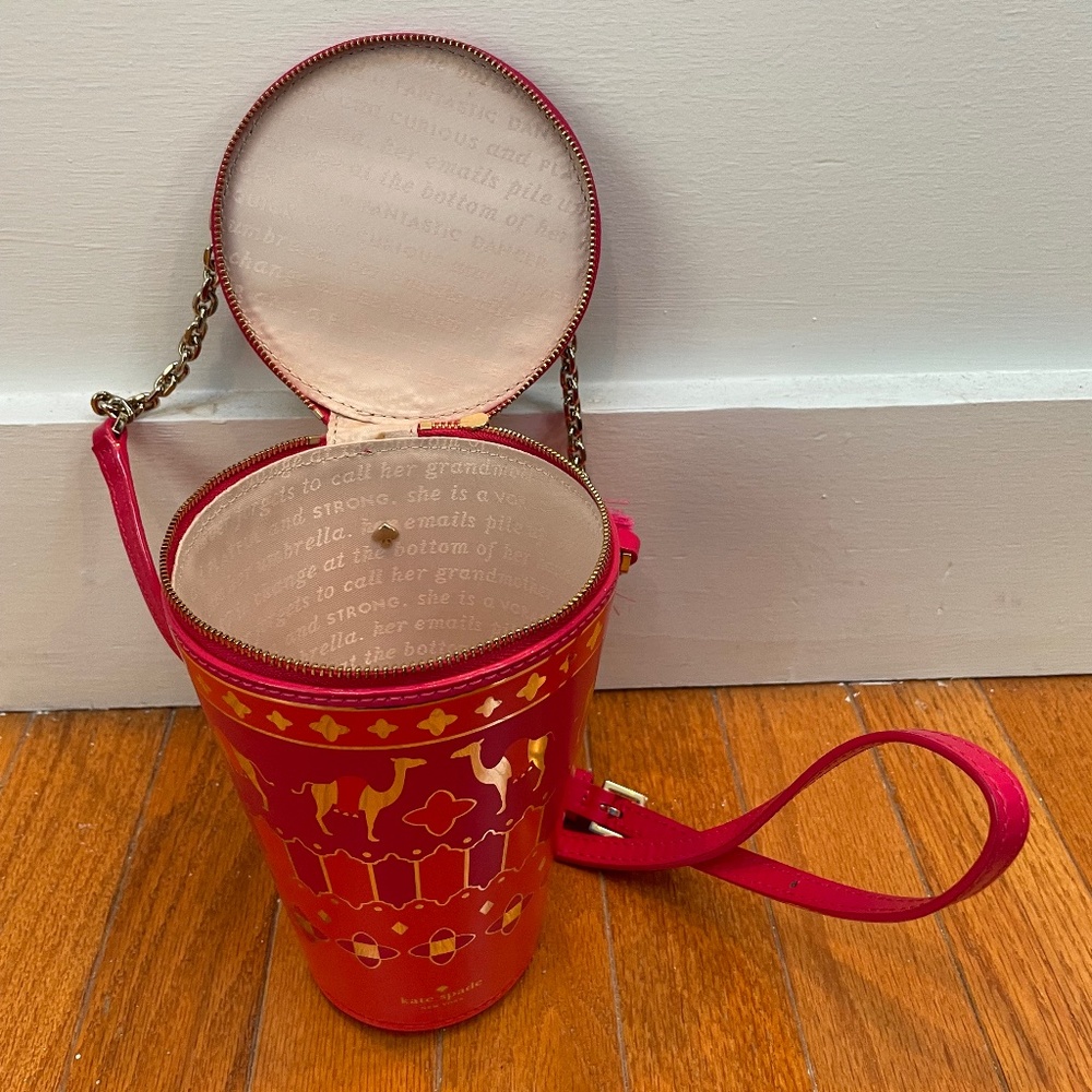 Kate Spade Full Plume Tea Glass Crossbody Bag with Dust Bag
